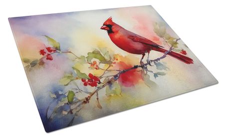 NEW Cardinal Glass Cutting Board Decorative Tempered Glass Kitchen Cutting and Serving Board Large Size Chopping Board