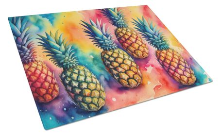 NEW Colorful Pineapples Glass Cutting Board Decorative Tempered Glass Kitchen Cutting and Serving Board Large Size Chopping Board