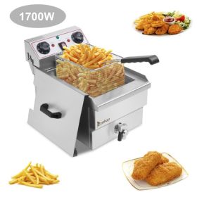 US EH101V-Electric Fryer Silver (Option: Argent)