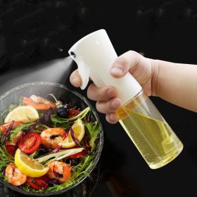 2Pcs Oil Sprayer for Cooking;  Olive Oil Sprayer Mister;  105ml Olive Oil Spray Bottle;  Olive Oil Spray for Salad;  BBQ;  Kitchen Baking;  Roast (Capacity: 200ml, Color: White)